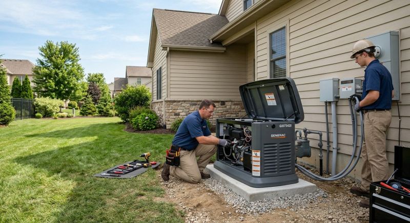 Gas Generator Installation in Alpharetta, GA