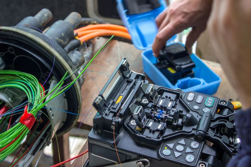 Fiber optic cables offer much higher bandwidth than traditional copper cables